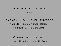 ZX GameBase G.C.E._'O'_Level_Physics Homestudy 1983