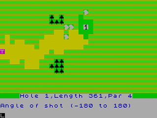 ZX GameBase Graphical_Golf ZX_Computing 1983