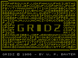 ZX GameBase Gridz Magnum_Computing 1986