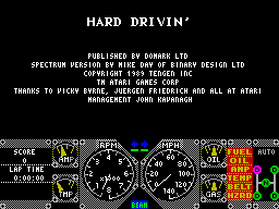 ZX GameBase Hard_Drivin' Domark 1989