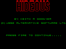 ZX GameBase Hideous Alternative_Software 1992