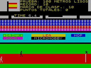 ZX GameBase Hiper-Olimpic MicroHobby 1985
