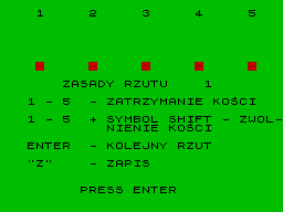 ZX GameBase Kosci_Rzucone