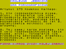 ZX GameBase Krolewna_Jebaczka X-Prog 1984