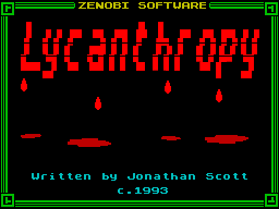 ZX GameBase Lycanthropy Zenobi_Software 1993