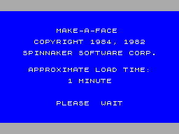 ZX GameBase Make-a-Face Spinnaker_Software_Corporation 1984
