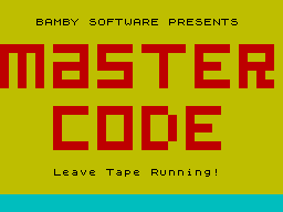 ZX GameBase Master_Code Bamby_Software 1983