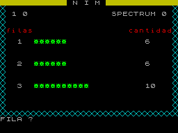 ZX GameBase NIM MicroHobby 1985