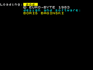 ZX GameBase Pod Euro-Byte 1983