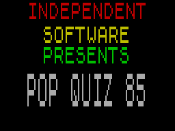 ZX GameBase Pop_Quiz_'85 Independent_Software 1984