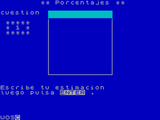 ZX GameBase Porcentajes Monser 1985