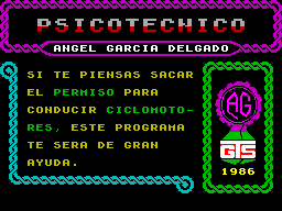 ZX GameBase Psicotécnico Grupo_de_Trabajo_Software 1985