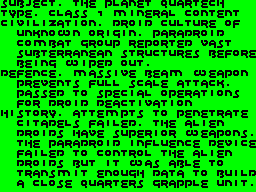 ZX GameBase Quazatron Hewson_Consultants 1986