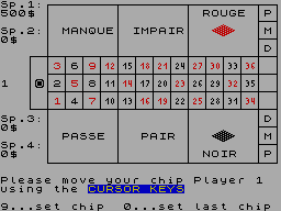 ZX GameBase Roulette Stefan_Freise 1982