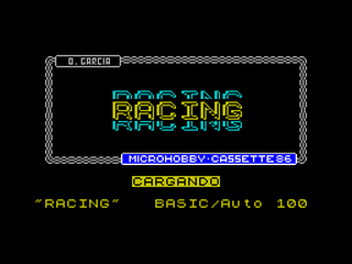 ZX GameBase Racing MicroHobby 1986