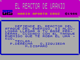 ZX GameBase Reactor_de_Uranio,_El Grupo_de_Trabajo_Software 1985