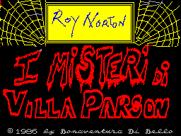 ZX GameBase Roy_Norton:_I_Misteri_di_Villa_Parson Epic_3000 1986