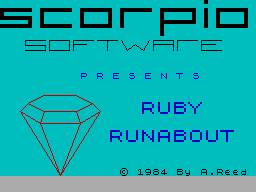 ZX GameBase Ruby_Runabout Scorpio_Software 1984