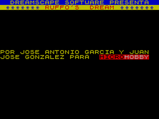 ZX GameBase Ruffo's_Dream MicroHobby 1987
