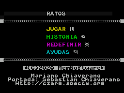 ZX GameBase Ratos:_El_Escape MemSoftware 2020