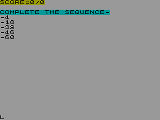 ZX GameBase Sequencing Chalksoft 1984