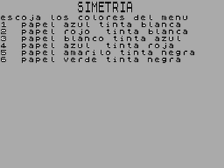 ZX GameBase Simetría Monser 1985