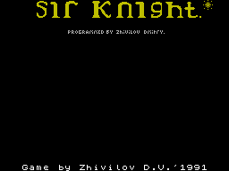 ZX GameBase Sir_Knight Dmitriy_Zhivilov 1991