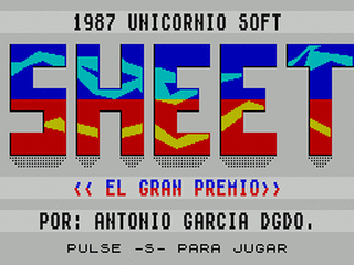 ZX GameBase Sheet:_El_Gran_Premio Unicornio_Soft 1987