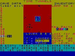 ZX GameBase Time_Tunnels Christopher_James_Software 1985