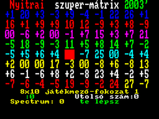 ZX GameBase Tizmatrix Laszlo_Nyitrai 2003