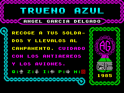 ZX GameBase Trueno Grupo_de_Trabajo_Software 1985