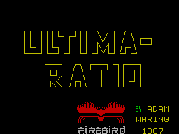 ZX GameBase Ultima_Ratio Firebird_Software 1987