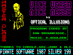 ZX GameBase Vice_Versa Pirate_Software 1987
