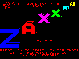 ZX GameBase Zaxxan Starzone_Software 1983