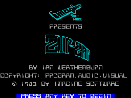 ZX GameBase Zip-Zap Imagine_Software 1983