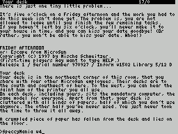 ZX GameBase [Zxzvm]_Friday_Afternoon_or_Escape_From_Microsun Mischa_Schweitzer 1997