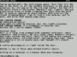 ZX GameBase [Zxzvm]_Lurking_Horror,_The:_An_Interactive_Horror Infocom 1987