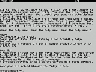 ZX GameBase [Zxzvm]_Ralph:_An_Interactive_Sniffing Miron_Schmidt 1998