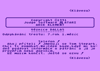 Atari GameBase Akce_Klement Judge_Software 1991