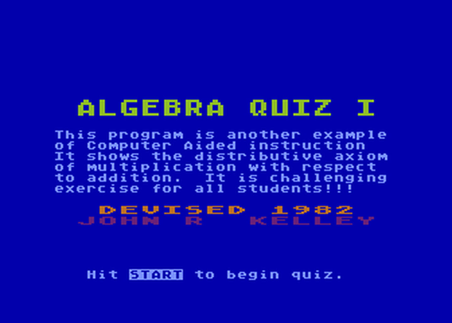 Atari GameBase Algebra_Quiz_I (No_Publisher) 1982