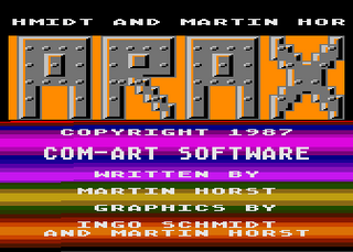 Atari GameBase Arax Com-Art_Software 1987