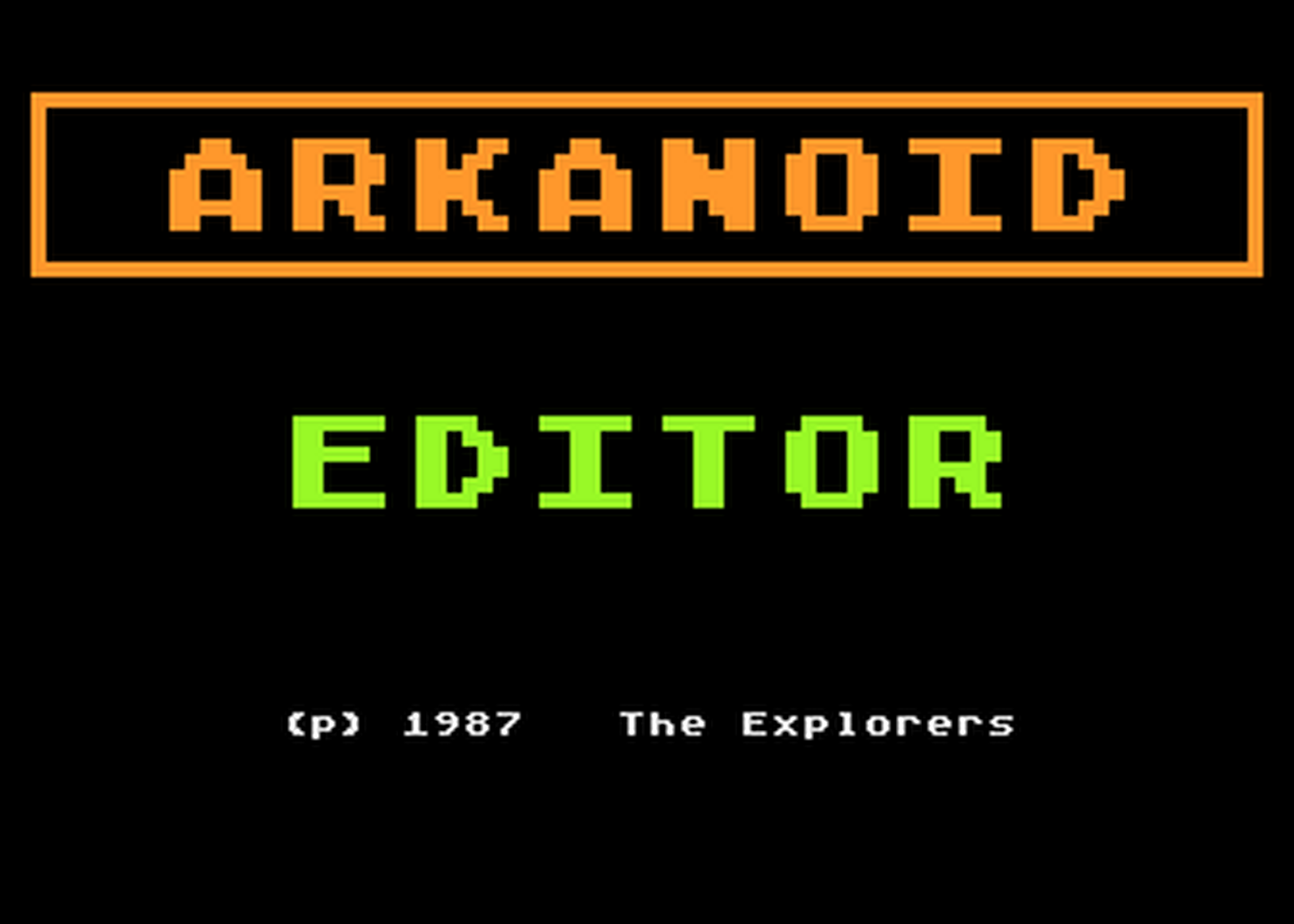 Atari GameBase Arkanoid_Editor The_Explorers 1997