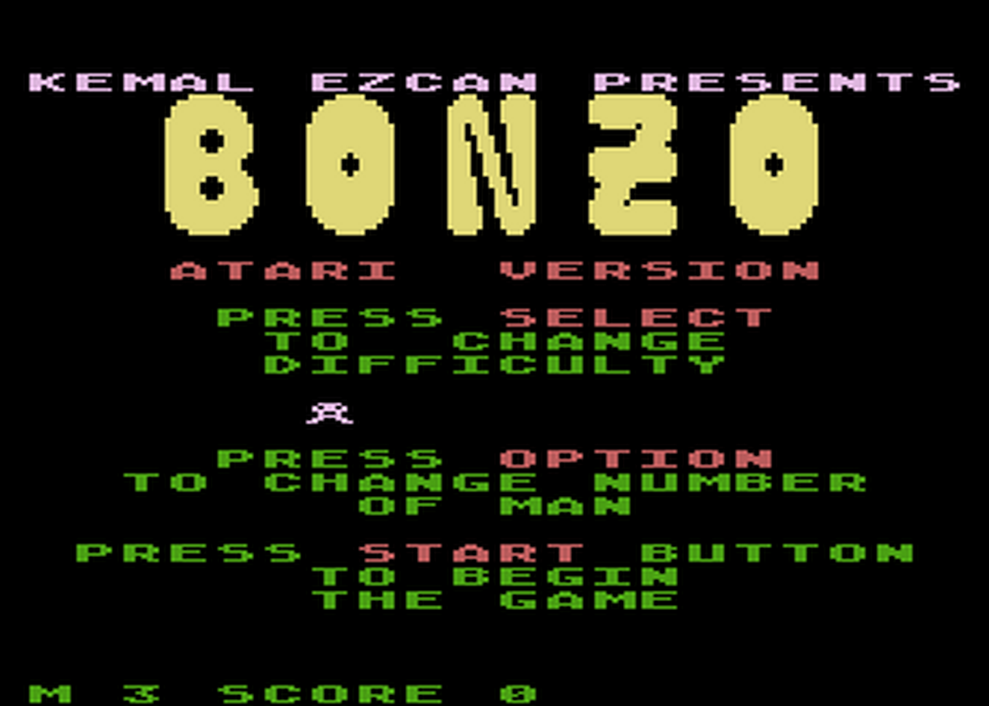 Atari GameBase Bonzo Zong