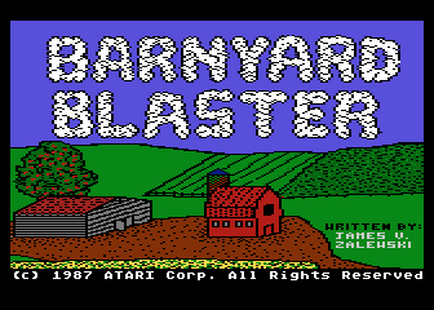 Atari GameBase Barnyard_Blaster Atari_(USA) 1987