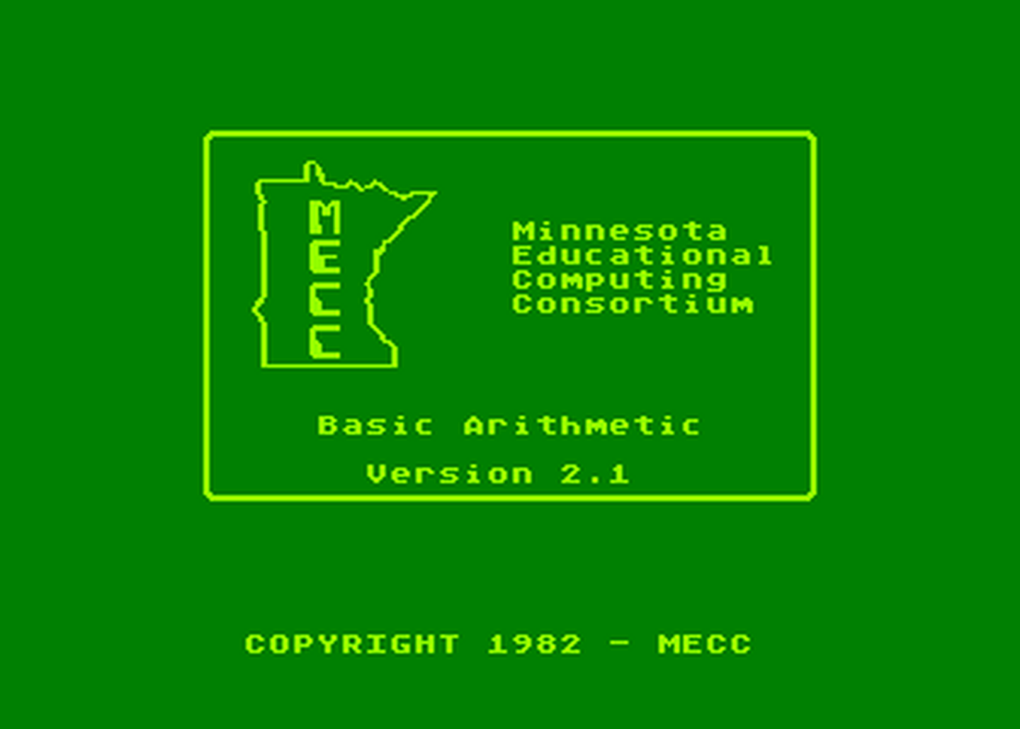 Atari GameBase MECC_-_Basic_Arithmetic_v2.1 MECC 1982
