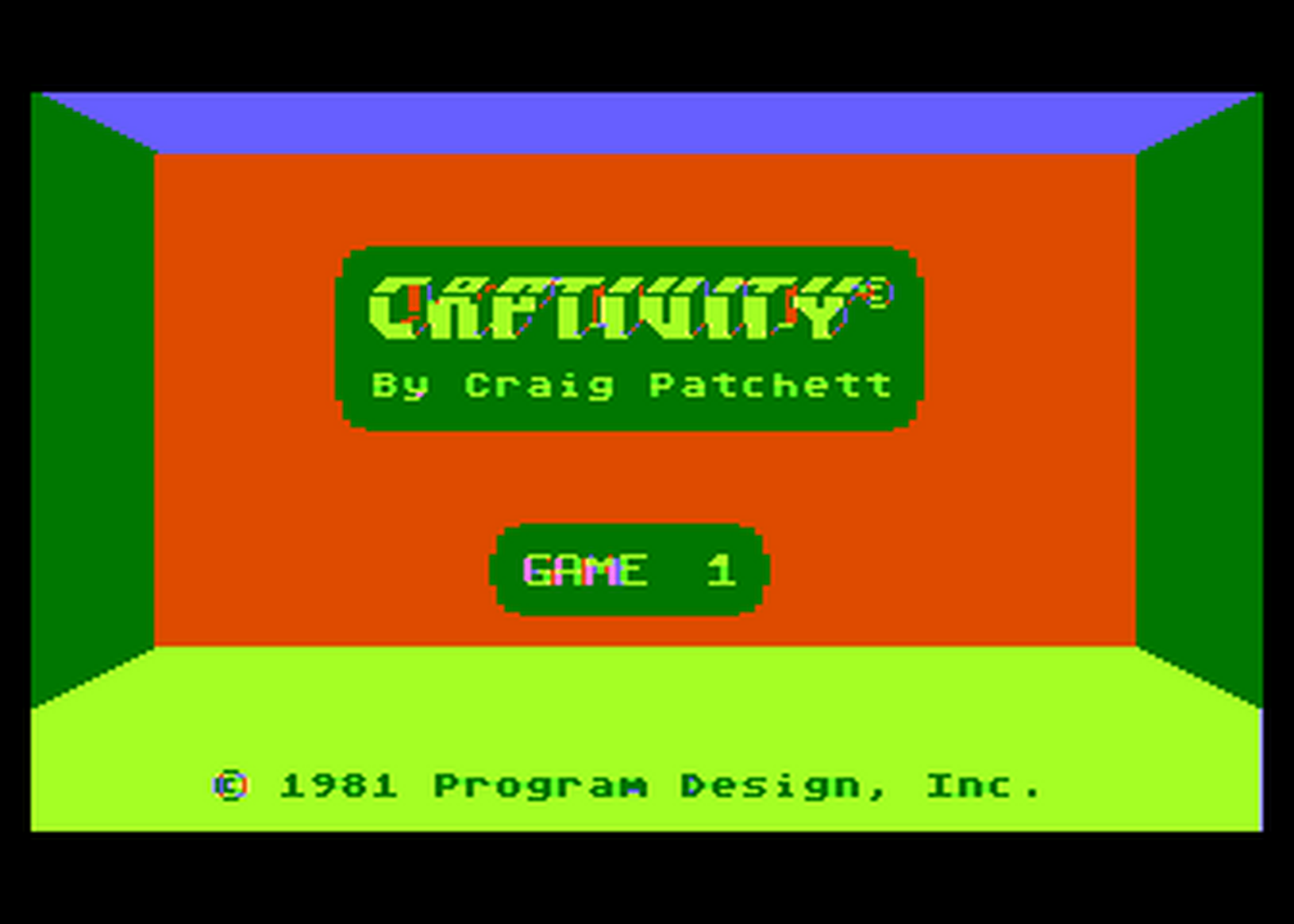 Atari GameBase Captivity PDI 1981