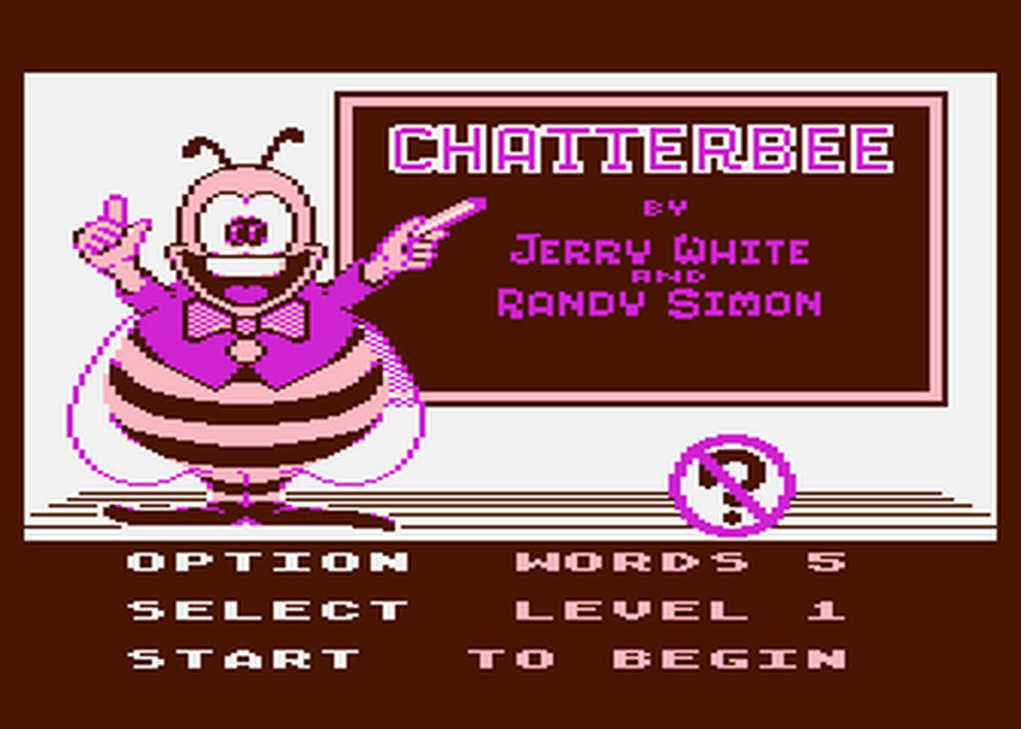 Atari GameBase Chatterbee Don't_Ask_Computer_Software 1982