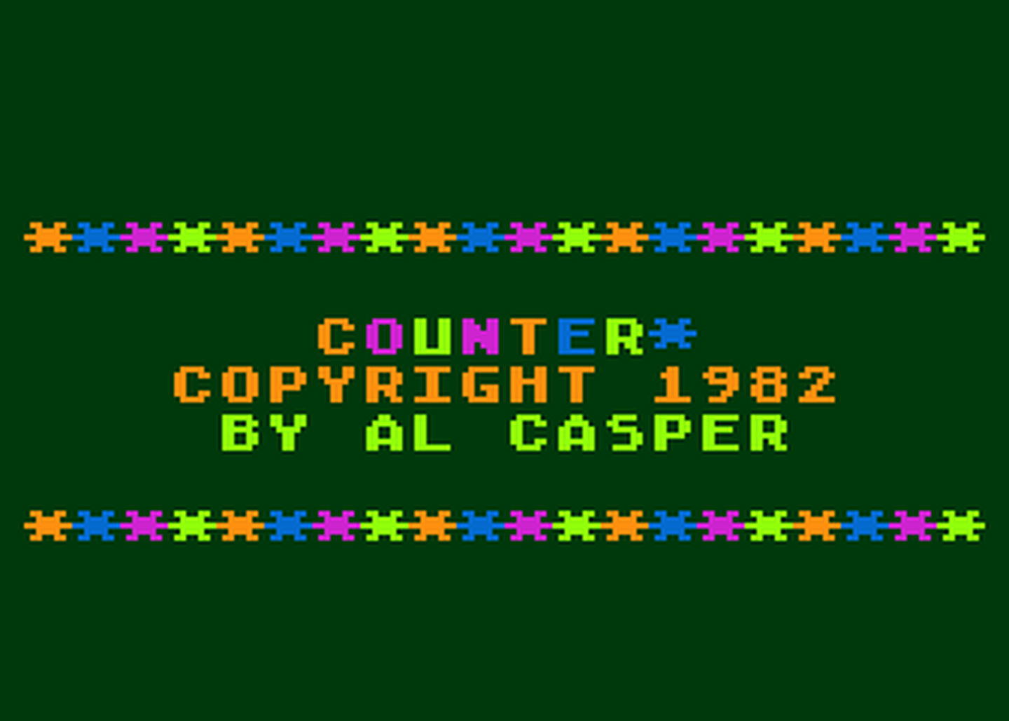 Atari GameBase Counter APX 1982