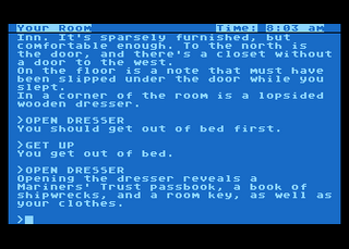 Atari GameBase Cutthroats Infocom 1984