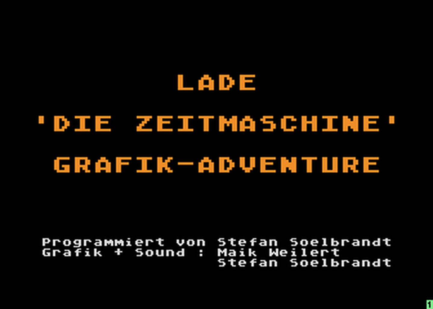 Atari GameBase Zeitmaschine,_Die Antist 1984